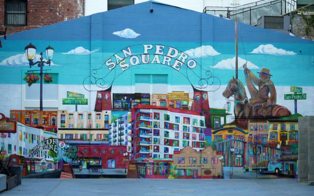 Mural of San Jose history