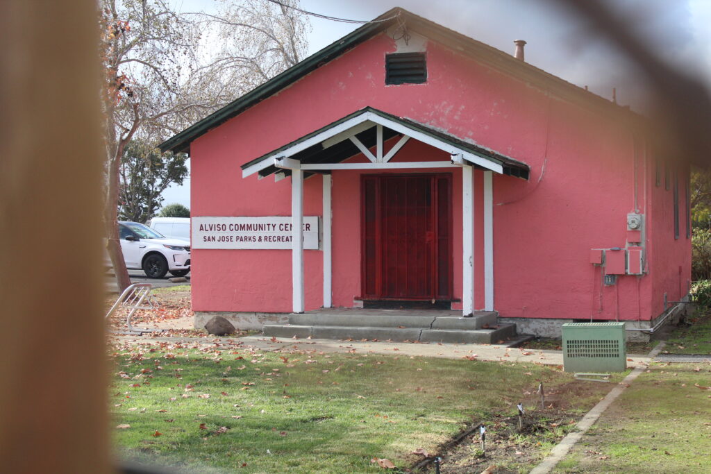 The shuttered Alviso Community Center in North San Jose