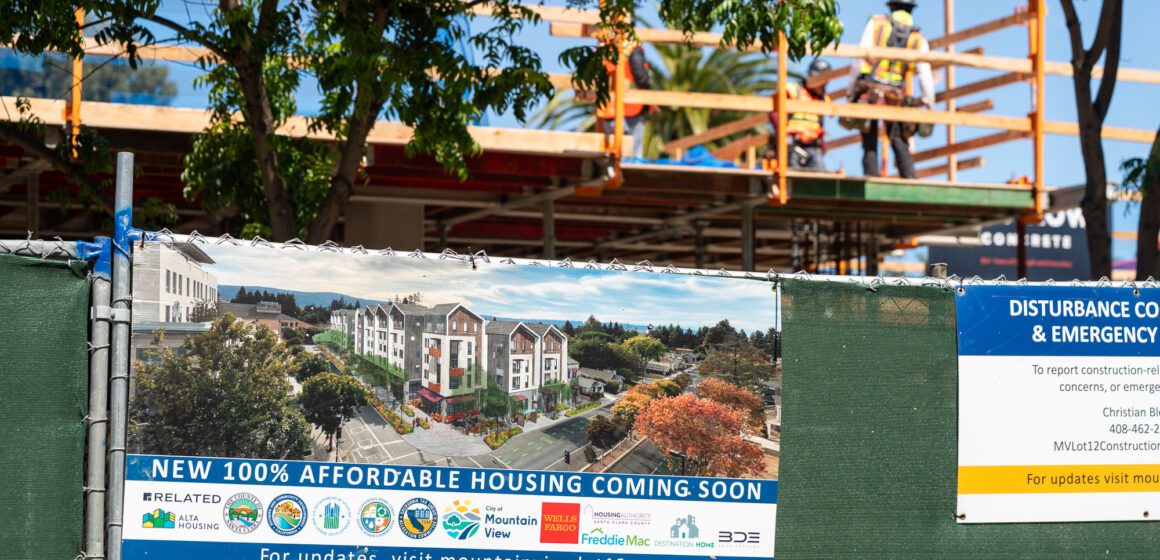 Apartments being constructed