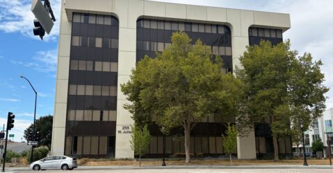 The exterior of a multistory building in San Jose, California